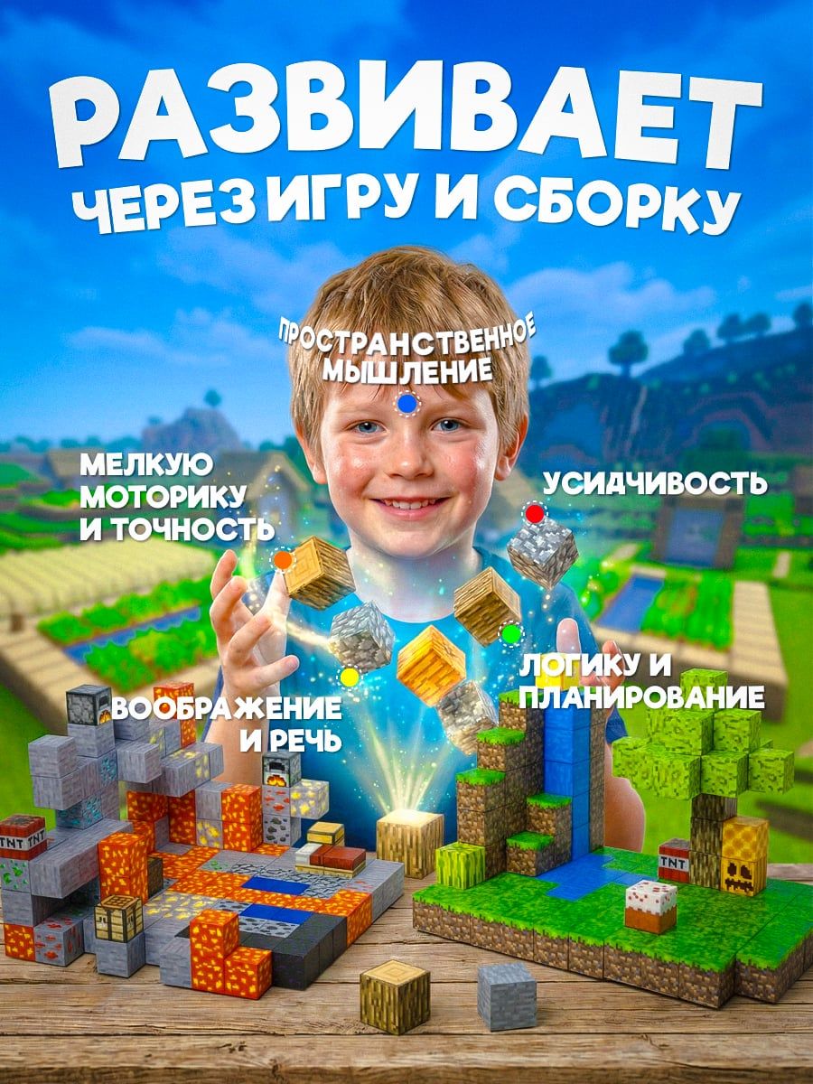Minecraft Водопад + Лава